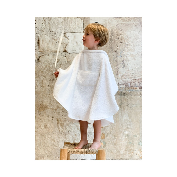 Cape de bain poncho en éponge Cape de bain poncho en éponge