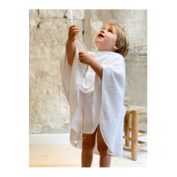 Cape de bain poncho en éponge