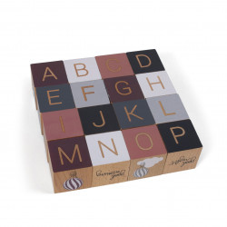 16 Cubes d'apprentissage en bois