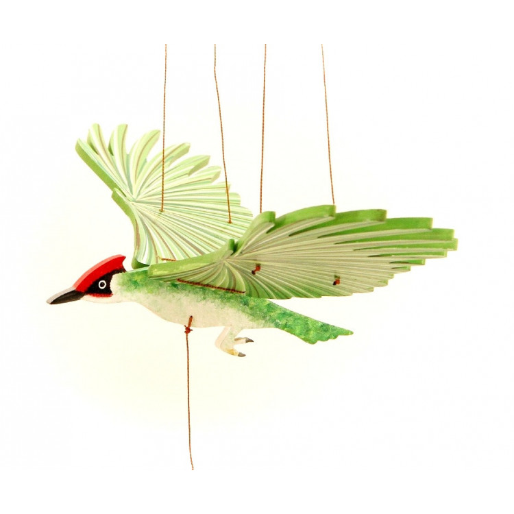 Mobile Pivert en bois - Fait main