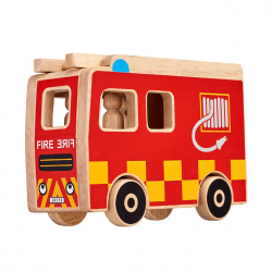 Camion de pompiers - Set d'activités en bois