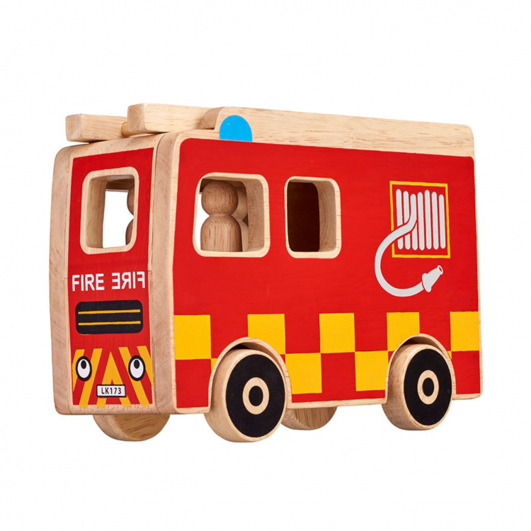 Camion de pompiers - Set d'activités en bois Camion de pompiers - Set d'activités en bois