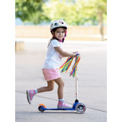 Rubans multicolores pour trottinette Micro