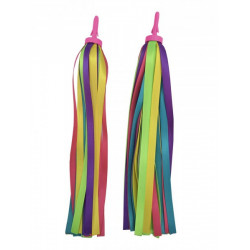 Rubans multicolores pour trottinette Micro