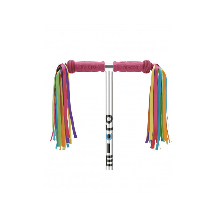 Rubans multicolores pour trottinette Micro