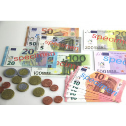 Set de pièces et billets euros