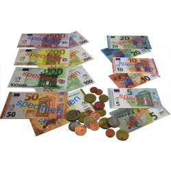 Set de pièces et billets euros