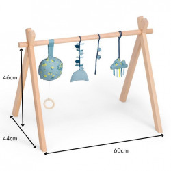 Arche d'éveil en bois "Dolly" et ses accessoires musicaux