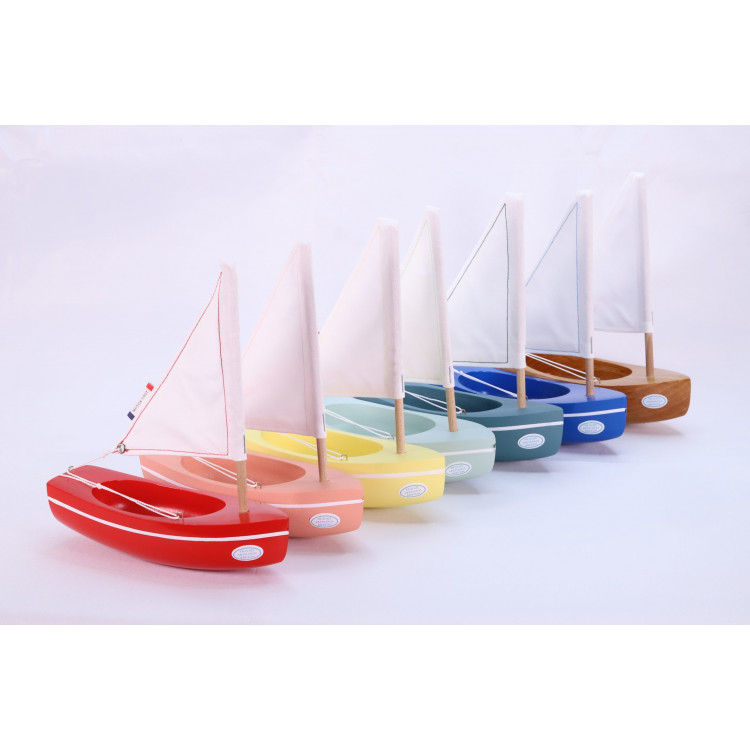 Le Bachi - Bateau jouet en bois - 17cm Le Bachi - Bateau jouet en bois - 17cm