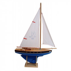 Support en bois pour voilier Tirot 10cm