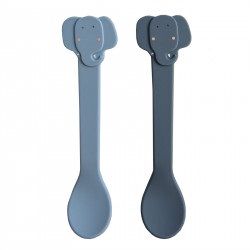 Lot de 2 cuillers en silicone - Eléphant