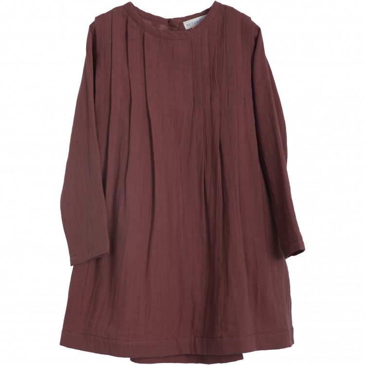 Robe enfant souple en jersey côtelé