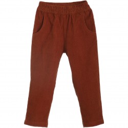 Pantalon enfant en velours côtelé