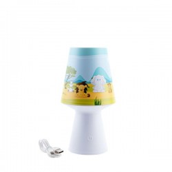 Veilleuse nomade rechargeable "Dans la savane"