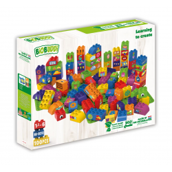 Blocs de construction en bioplastique 100 pièces