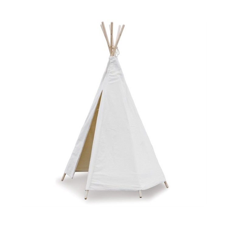 Tipi d'enfant en tissu écru