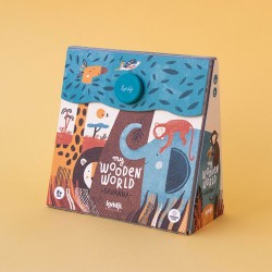 Jeu libre en bois "My wooden world" - Savane