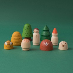 Jeu libre en bois "My wooden world" - Forêt