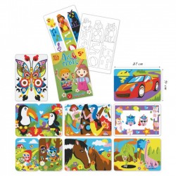 Maxi Kit sable coloré scintillant - Art & craft