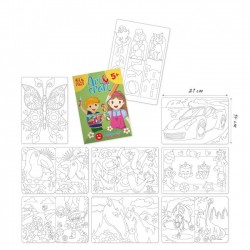Maxi Kit sable coloré scintillant - Art & craft
