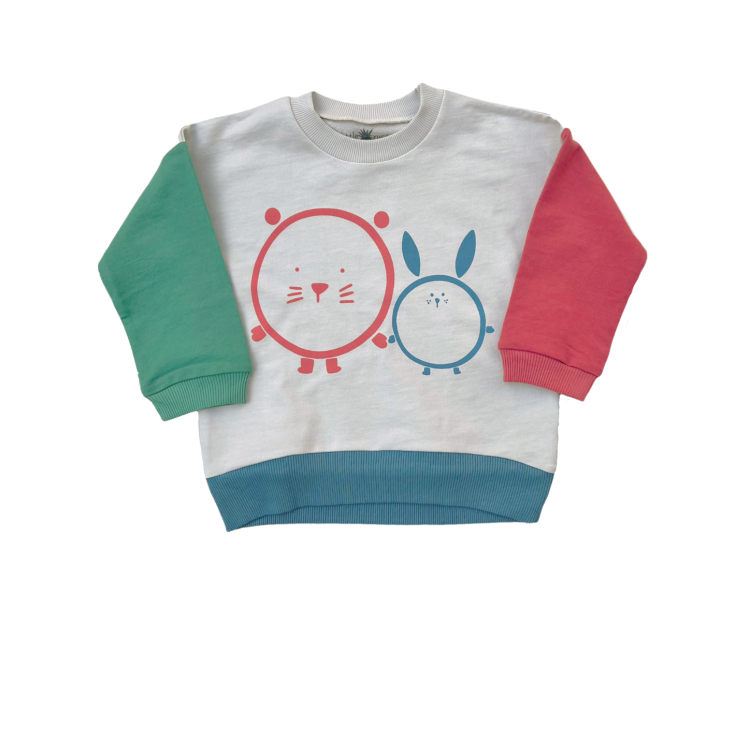 Sweat-shirt enfant Chat & Lapin Sweat-shirt enfant Chat & Lapin