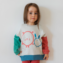 Sweat-shirt enfant Chat & Lapin