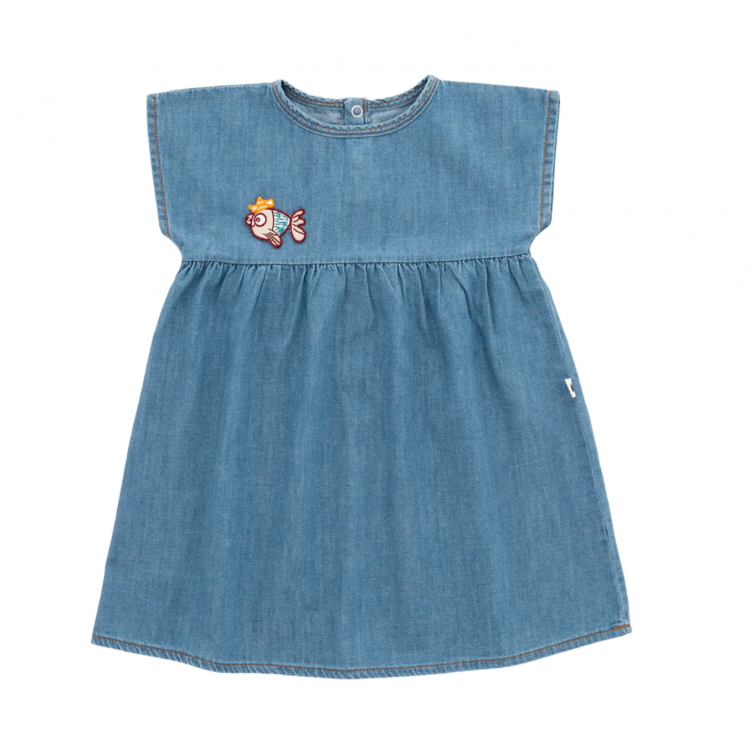 Robe d'été enfant en denim léger