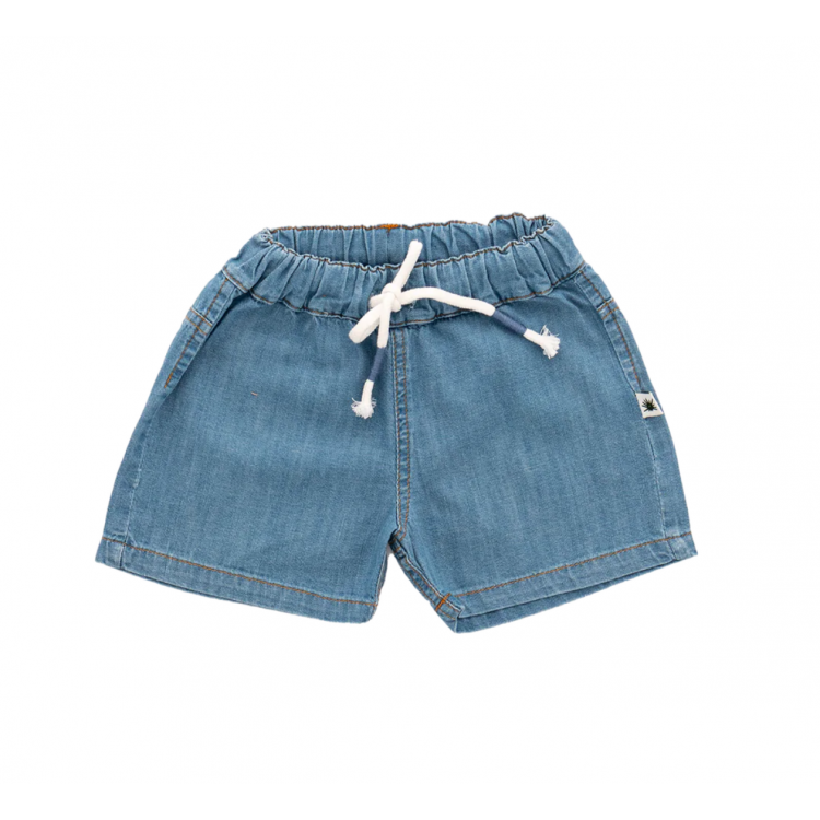 Short bébé et enfant en denim léger "Easy" Short bébé et enfant en denim léger "Easy"