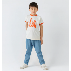 Pantalon baggy en denim léger