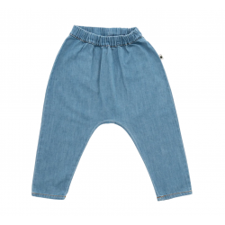Pantalon baggy en denim léger