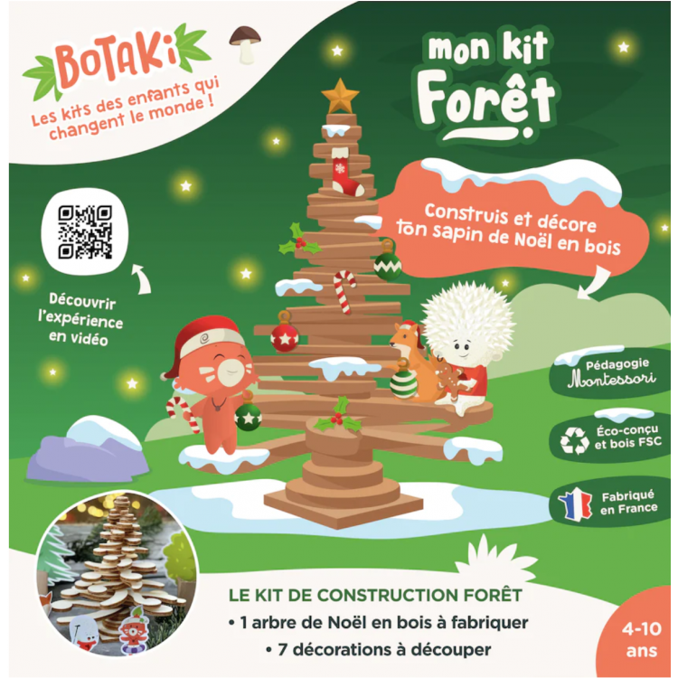Le kit Forêt - Sapin à construire et à décorer Le kit Forêt - Sapin à construire et à décorer