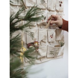 Calendrier de l'Avent réutilisable - Décor gui