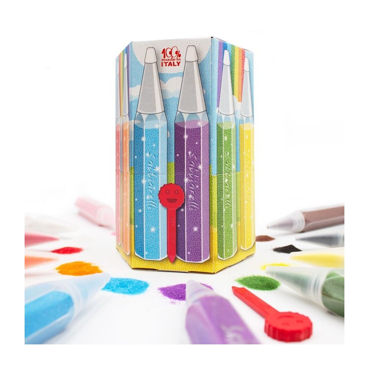 Panier de 12 stylos de sable rechargeables Panier de 12 stylos de sable rechargeables