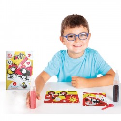 Kit sable scintillant coloré - Tweet and love