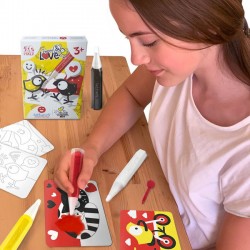 Kit sable scintillant coloré - Tweet and love