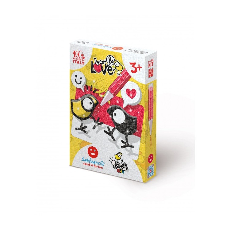 Kit sable scintillant coloré - Tweet and love Kit sable scintillant coloré - Tweet and love