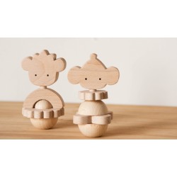 Jeu à manipuler bois brut "Ouri"
