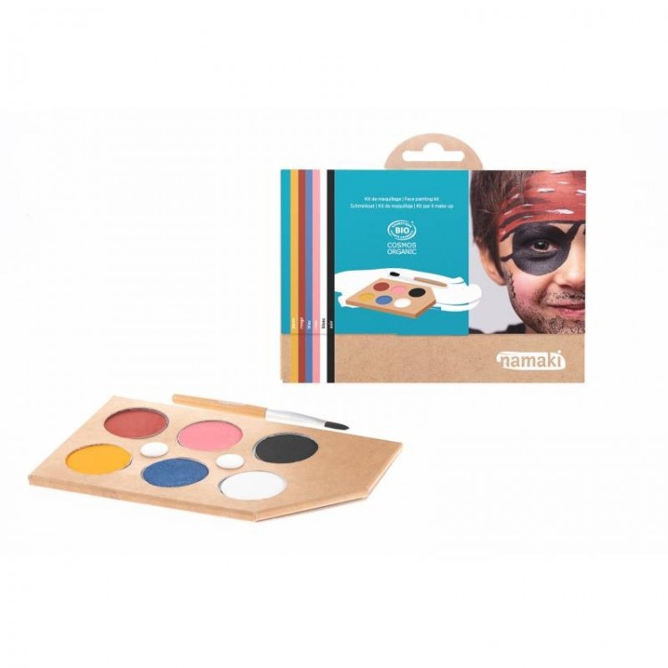 Kit maquillage bio 6 fards "Arc-en-ciel"