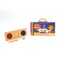 Kit de maquillage 3 couleurs Ninja & Super-héros