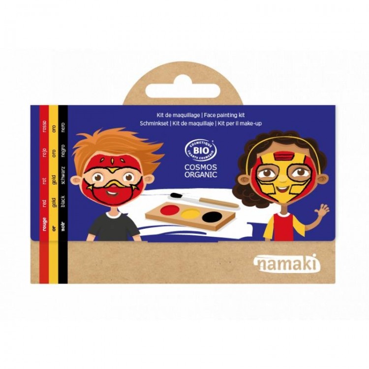 Kit de maquillage 3 couleurs Ninja & Super-héros Kit de maquillage 3 couleurs Ninja & Super-héros