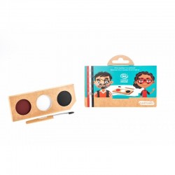 Kit de maquillage 3 couleurs Pirate & Coccinelle