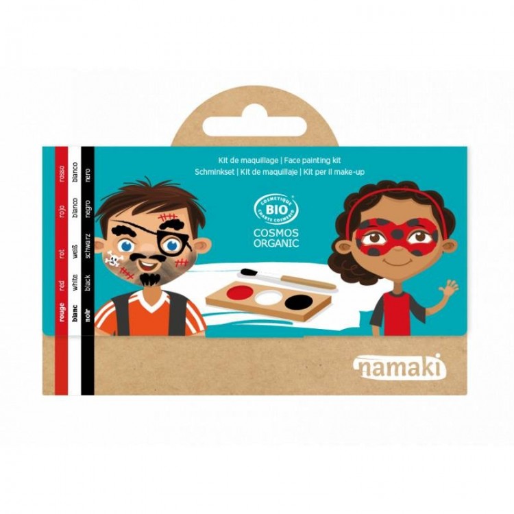Kit de maquillage 3 couleurs Pirate & Coccinelle Kit de maquillage 3 couleurs Pirate & Coccinelle