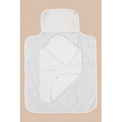 Matelas à langer nomade coton bio enduit