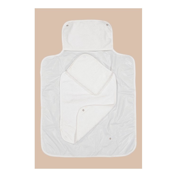 Matelas à langer nomade coton bio enduit Matelas à langer nomade coton bio enduit