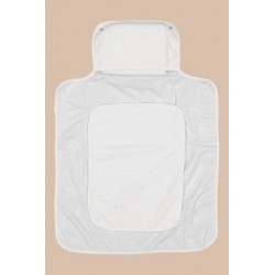 Matelas à langer nomade coton bio enduit