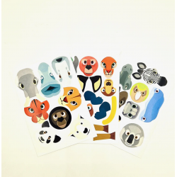 Mistigrue, le jeu de paires à personnaliser - Animaux en danger
