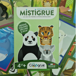 Mistigrue, le jeu de paires à personnaliser - Animaux en danger