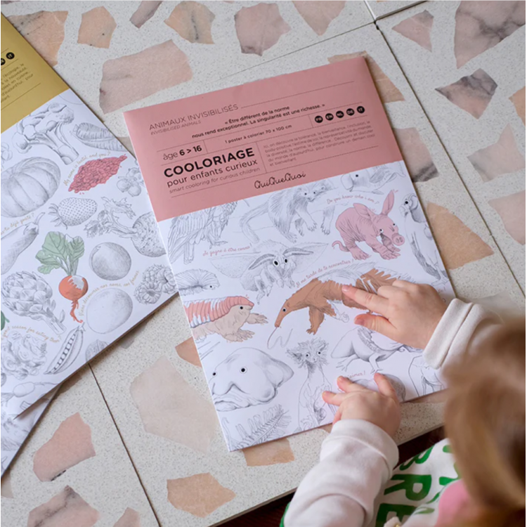 Coloriage géant - Animaux Invisibilisés Coloriage géant - Animaux Invisibilisés