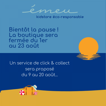 Fermeture estivale